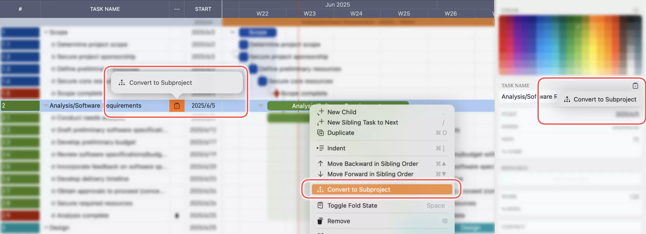 Convert to Subproject