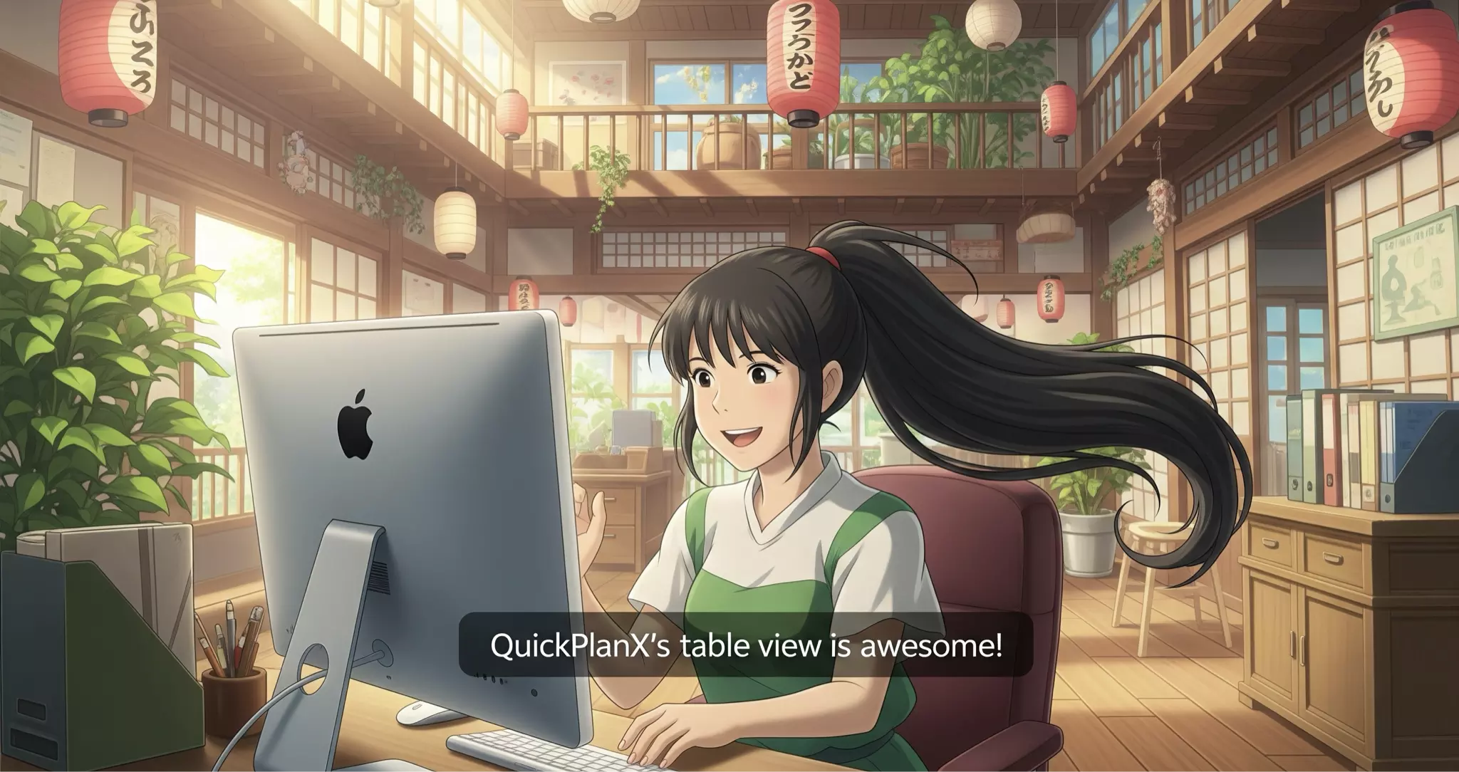 QuickPlanX Table View is Awesome