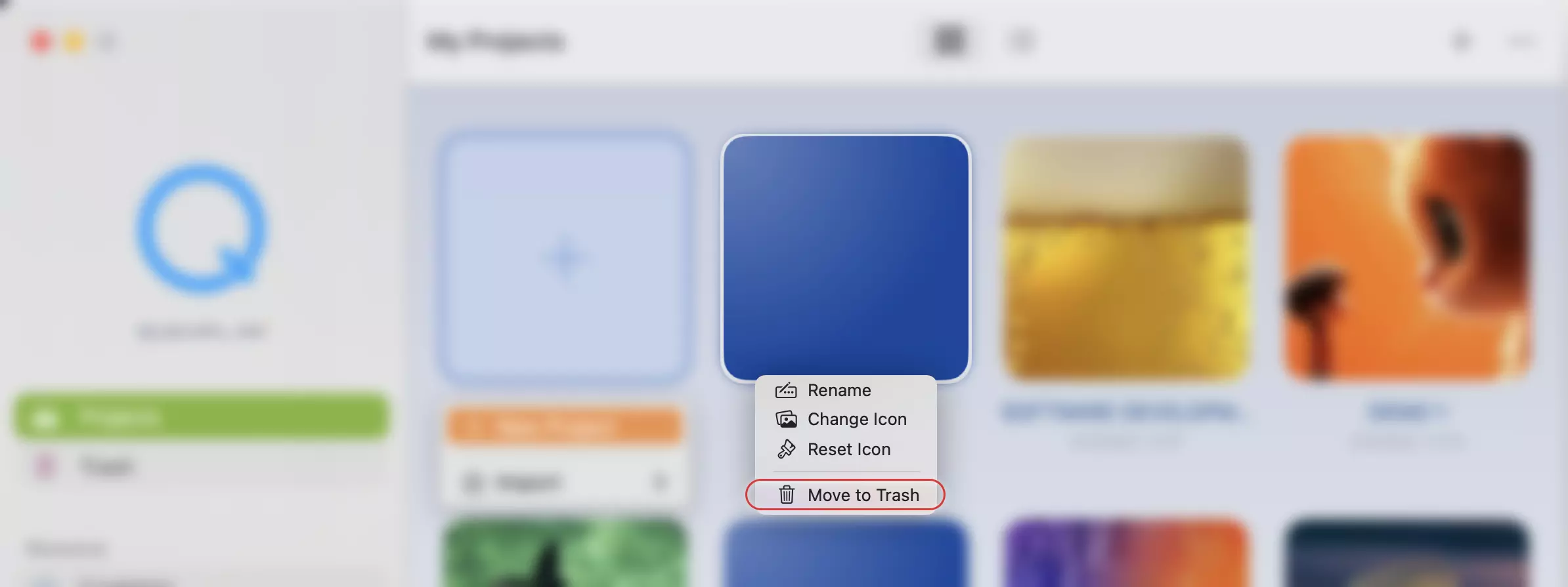 In den Papierkorb verschieben