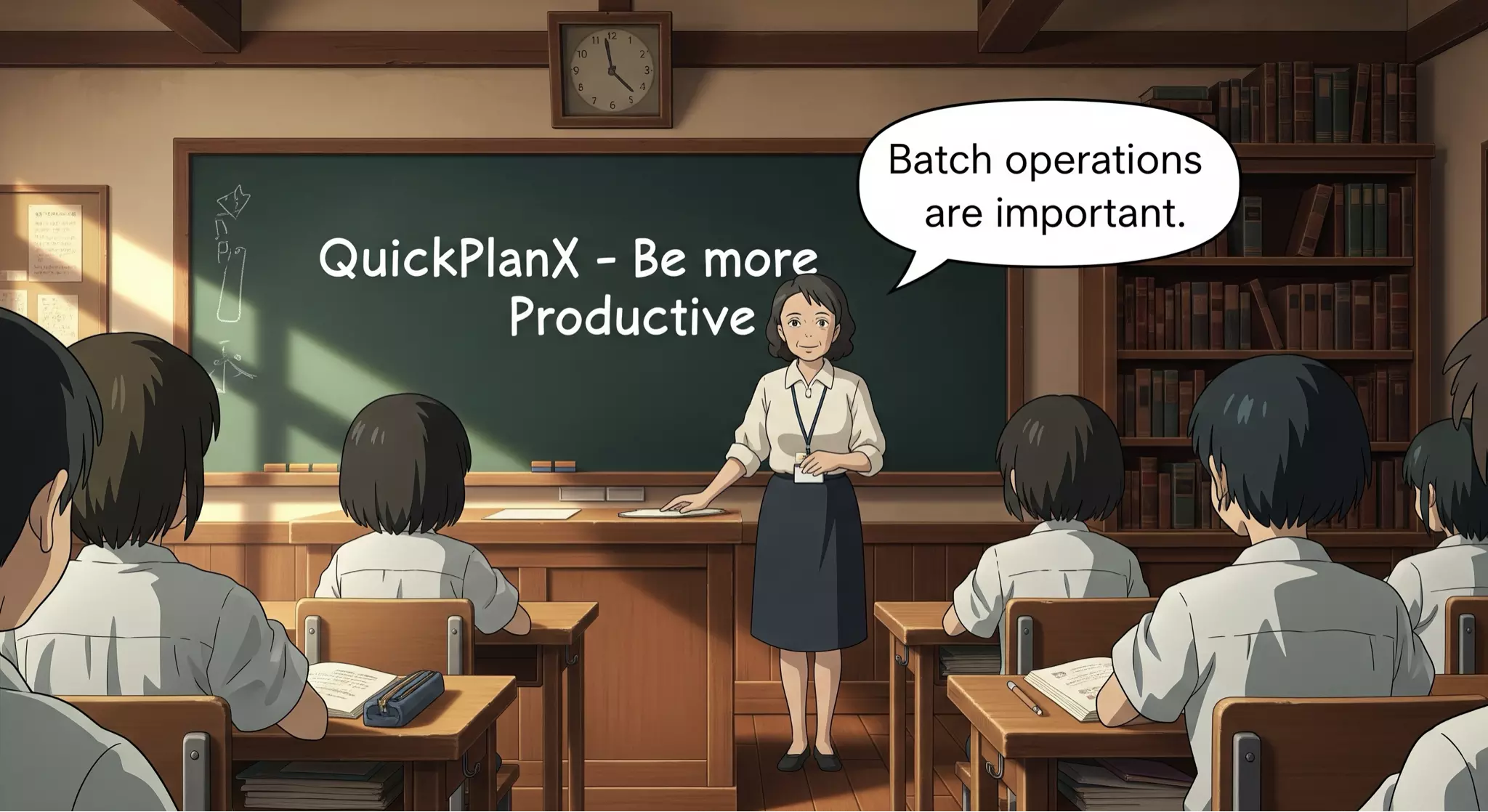 Les opérations par lot sont importantes