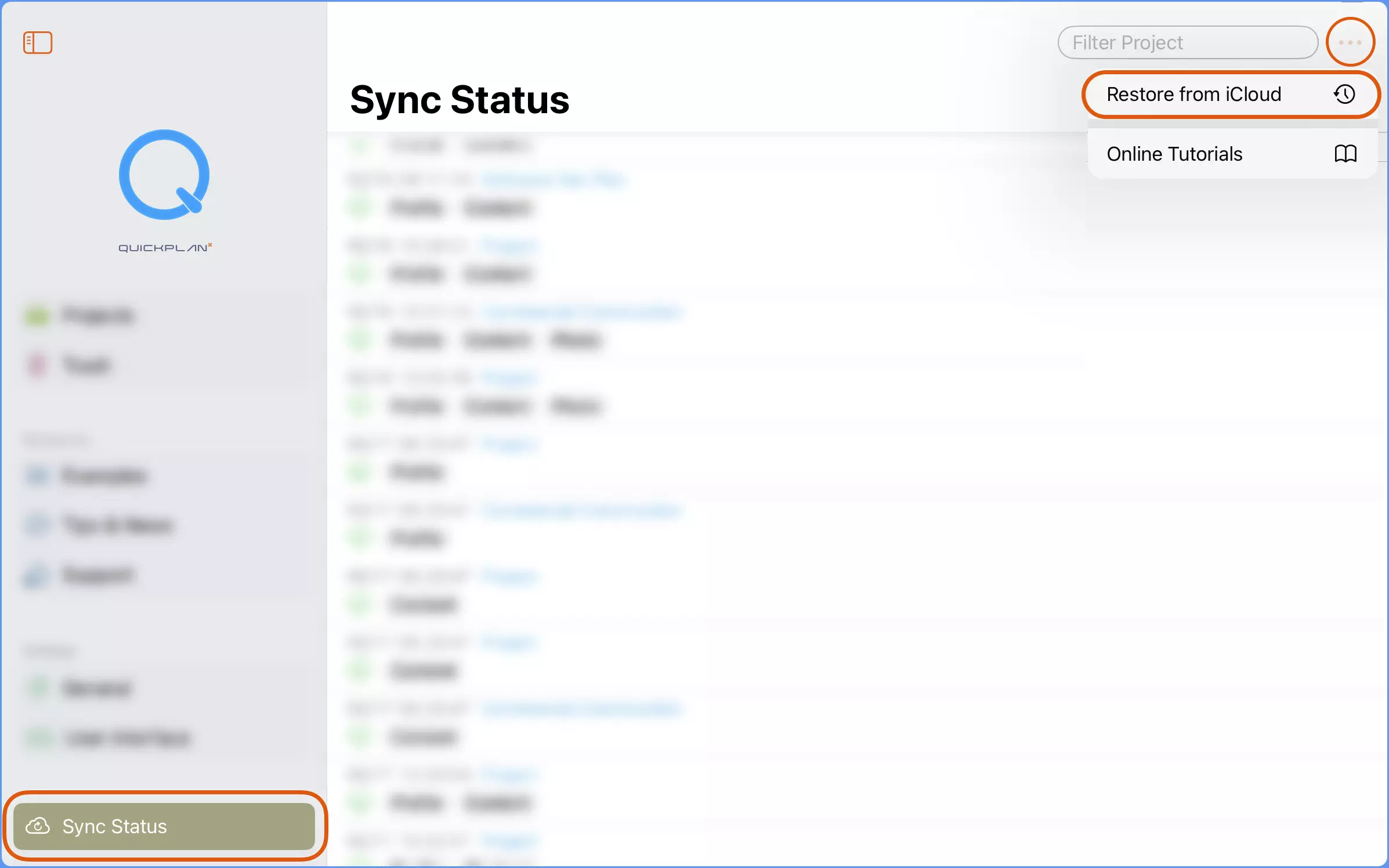 Restaurer depuis iCloud